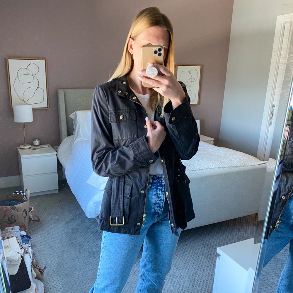 Banana Republic Navy Utility Jacket